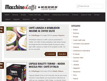 Tablet Screenshot of macchine-caffe.com